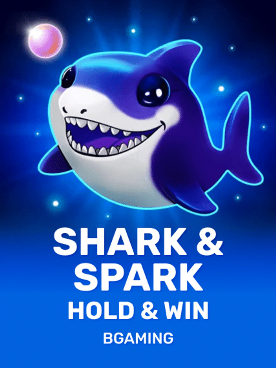 Shark & Spark Hold & Win casino game artwork
