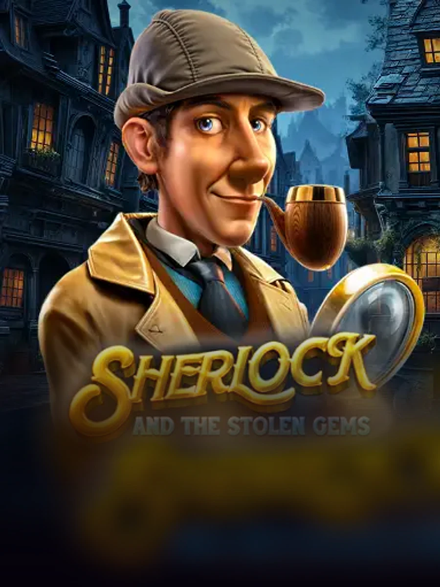 Sherlock and The Stolen Gems slot artwork