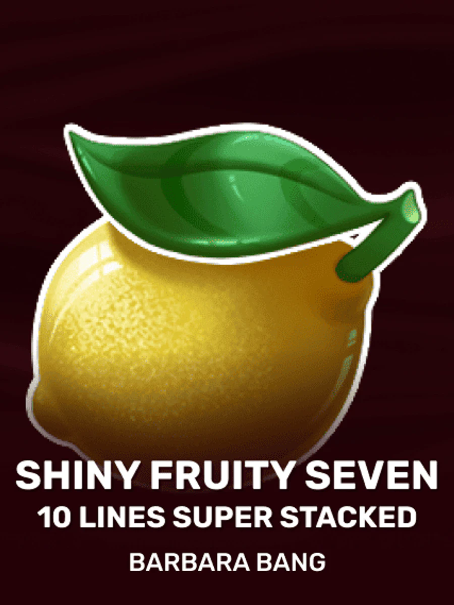 Shiny Fruity Seven 10 Lines Super Stacked slot artwork