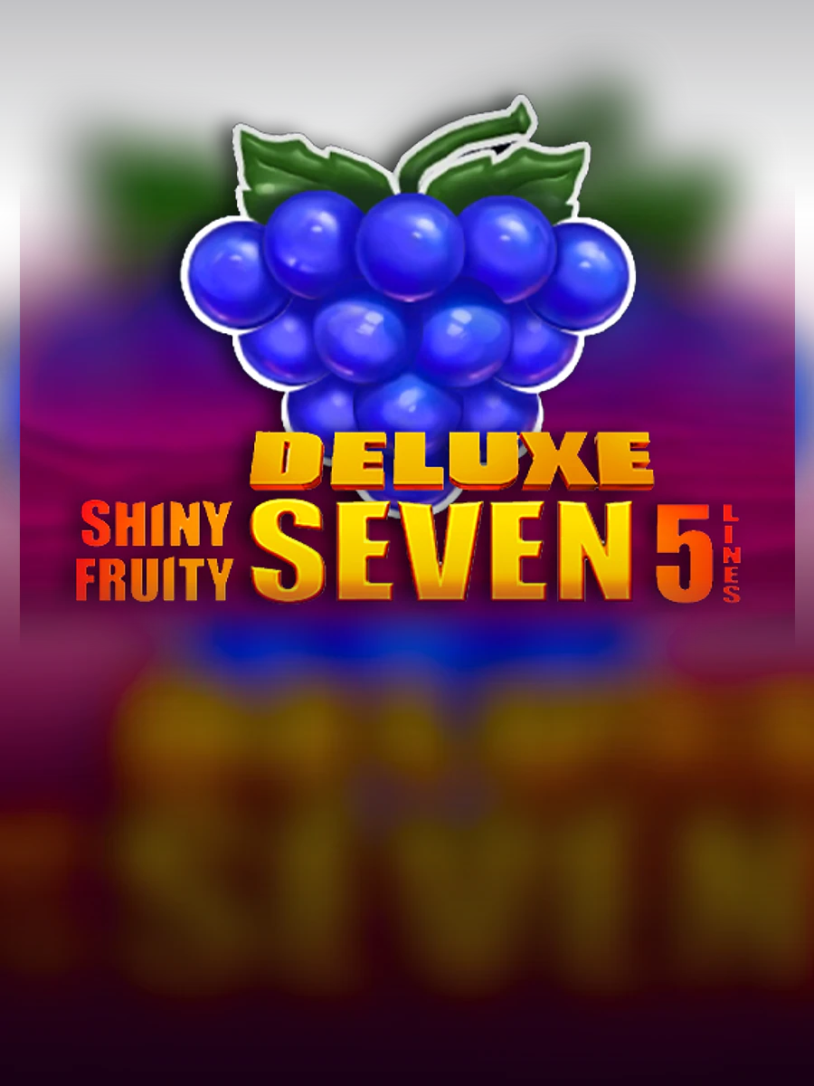 Shiny Fruity Seven: Deluxe 5 Lines slot artwork