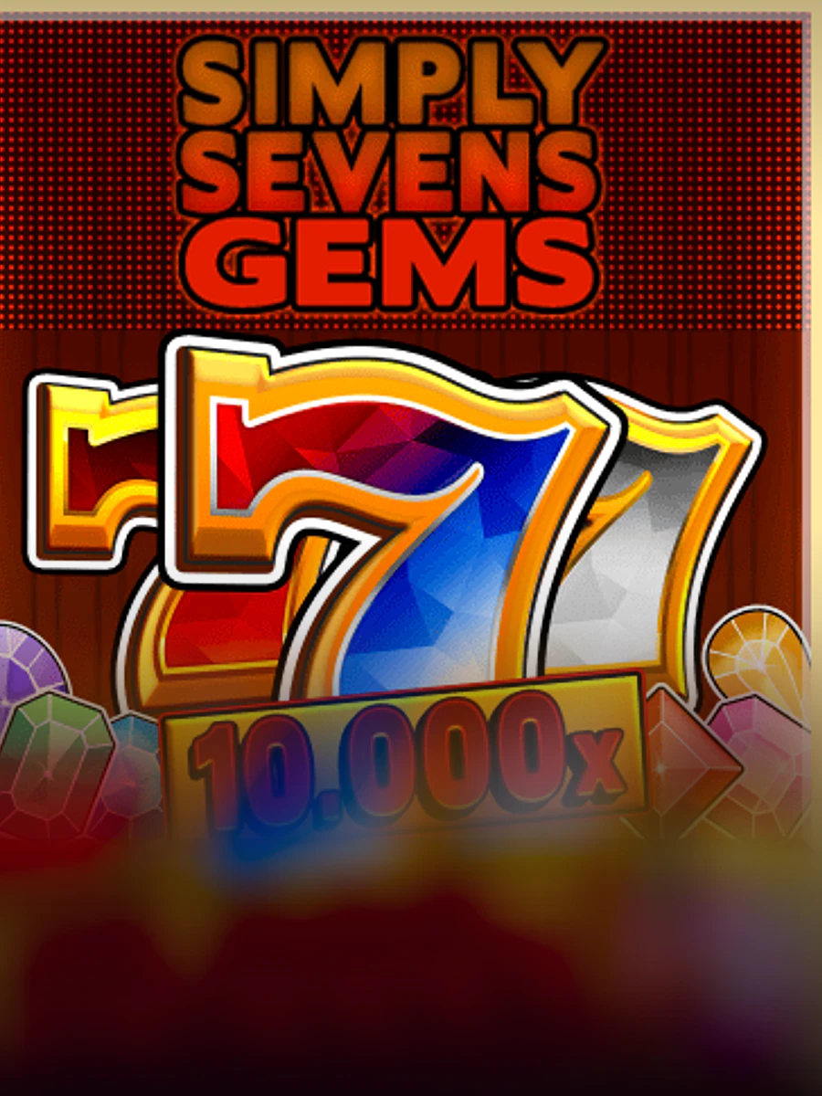 Simply Sevens Gems slot artwork