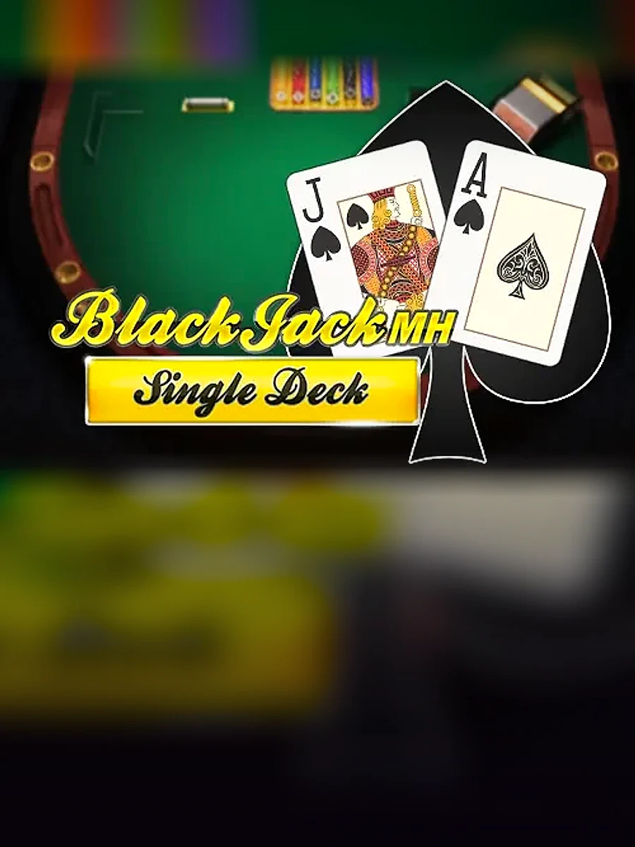 Single Deck BlackJack MH slot artwork