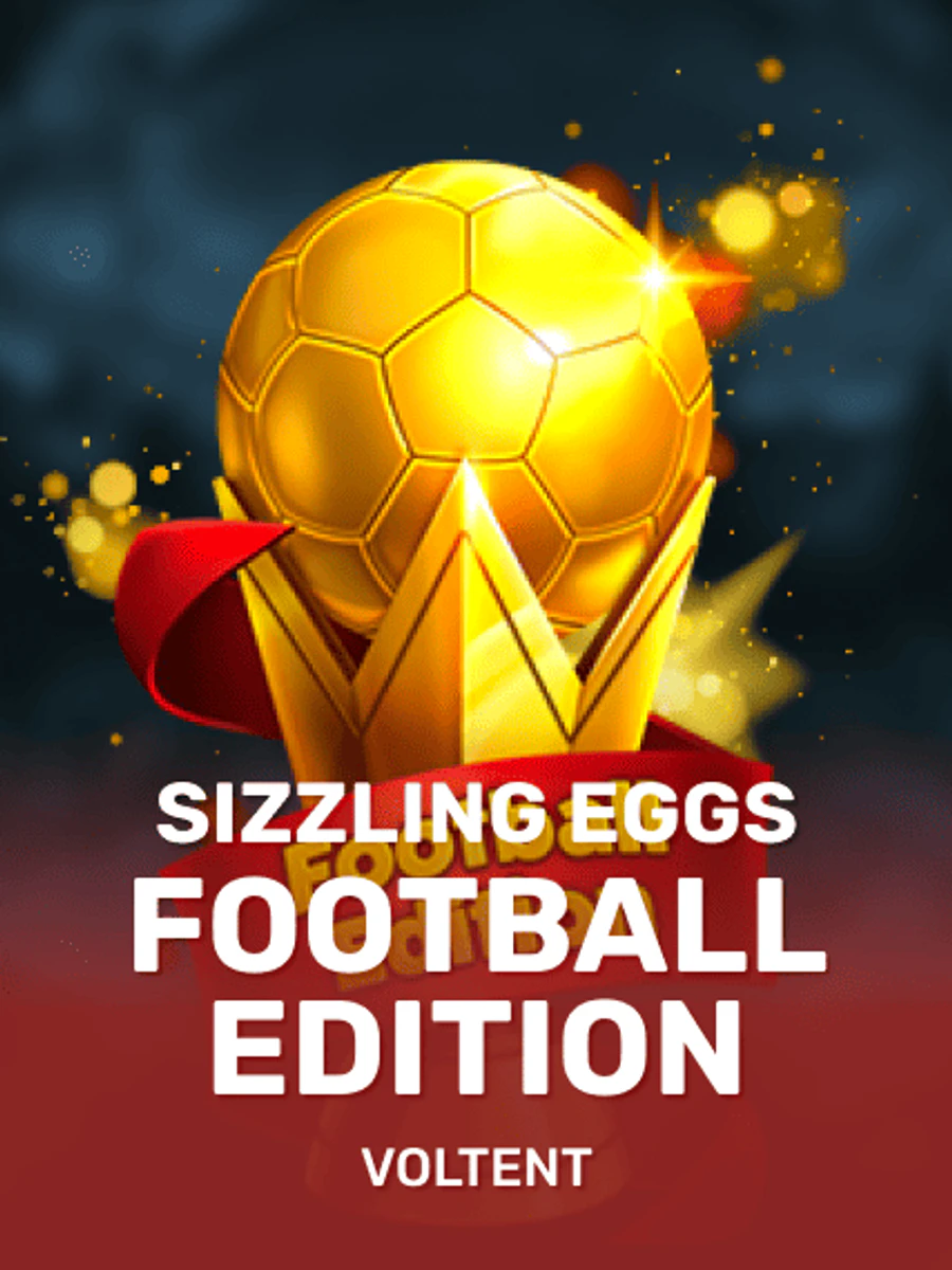 Sizzling Eggs Football Edition casino game artwork