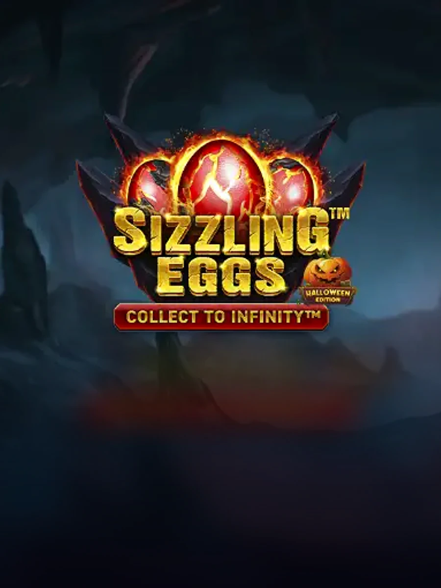 Sizzling Eggs Halloween edition casino game artwork