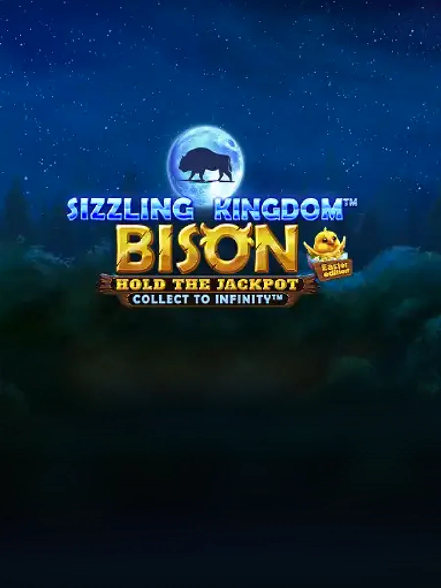 Sizzling Kingdom Bison Easter casino game artwork