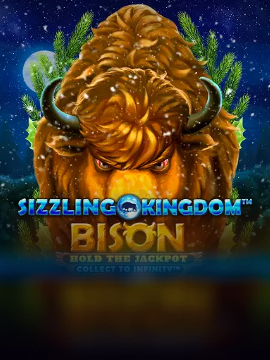 Sizzling Kingdom: Bison Xmas casino game artwork