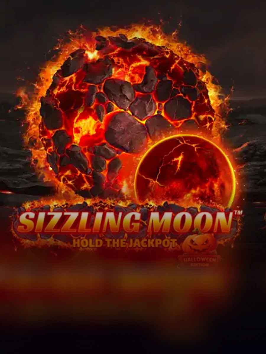 Sizzling Moon Halloween casino game artwork