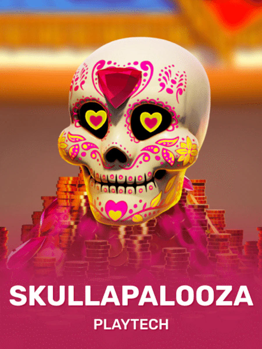 Skullapalooza casino game artwork