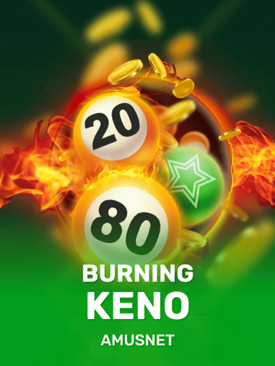 Burning Keno slot artwork