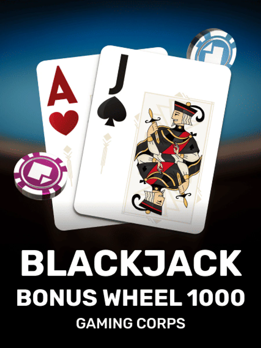 Blackjack Bonus Wheel 1000 casino game artwork