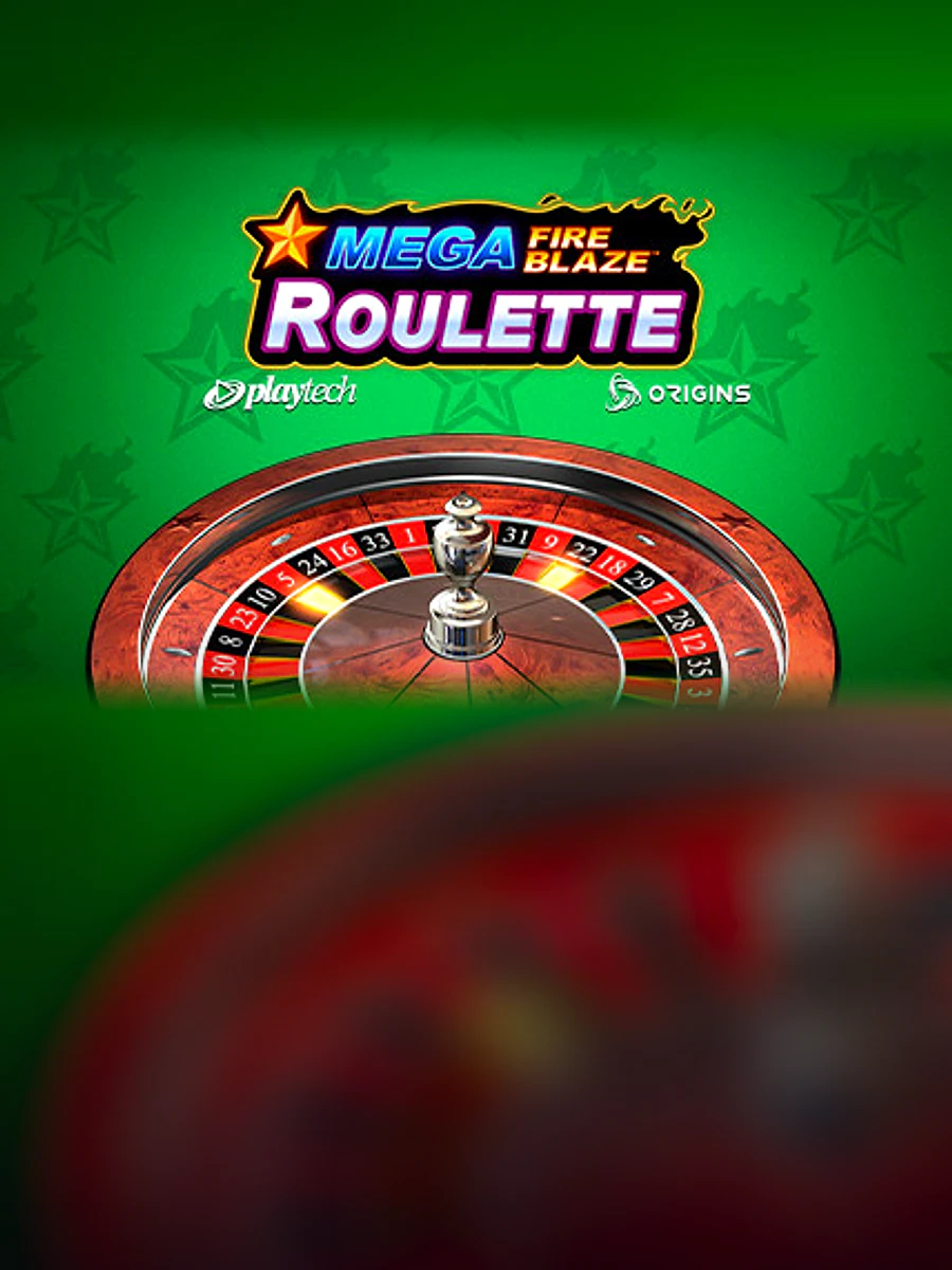 Mega Fire Blaze Roulette casino game artwork