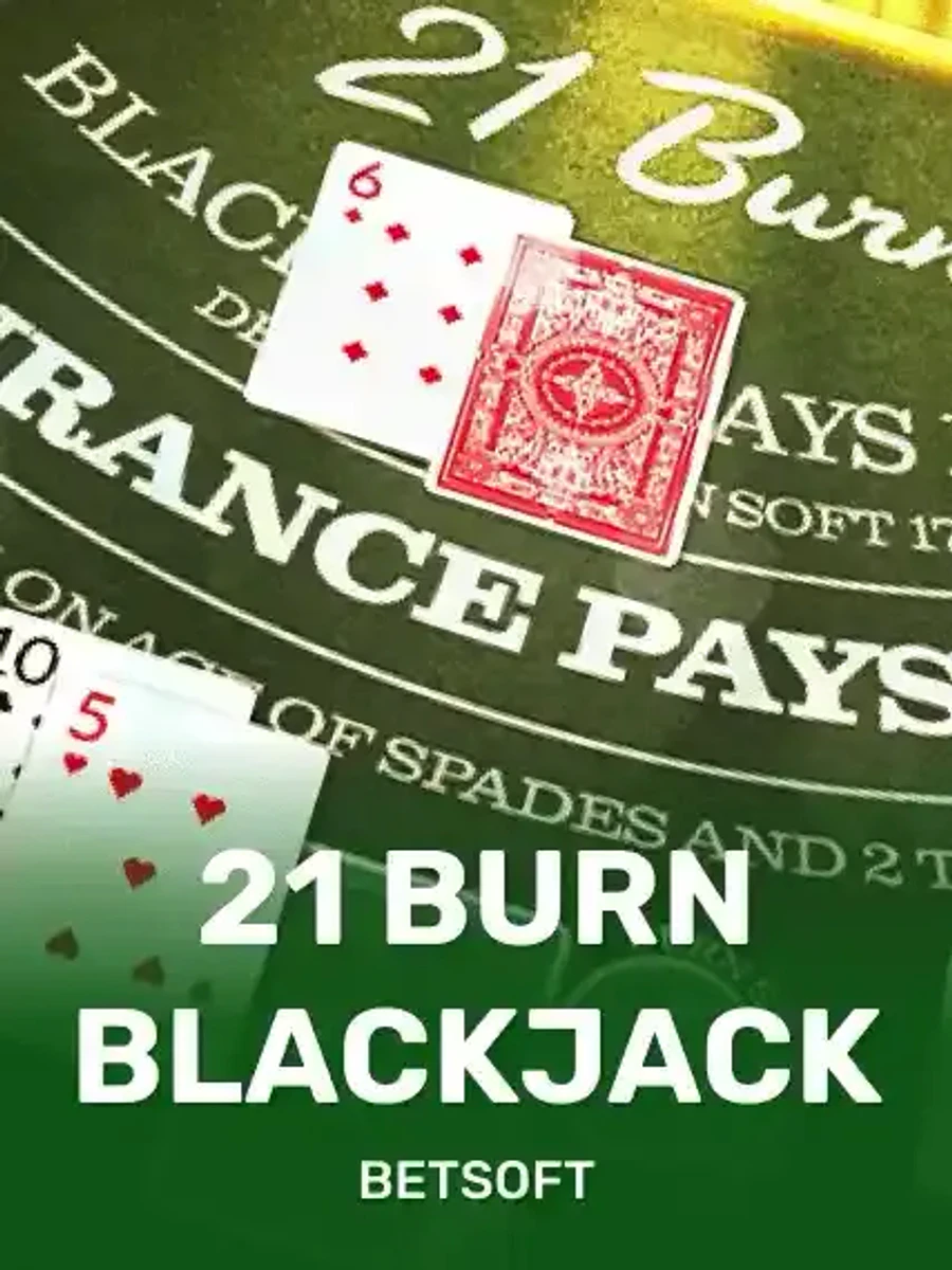 21 Burn Blackjack casino game artwork