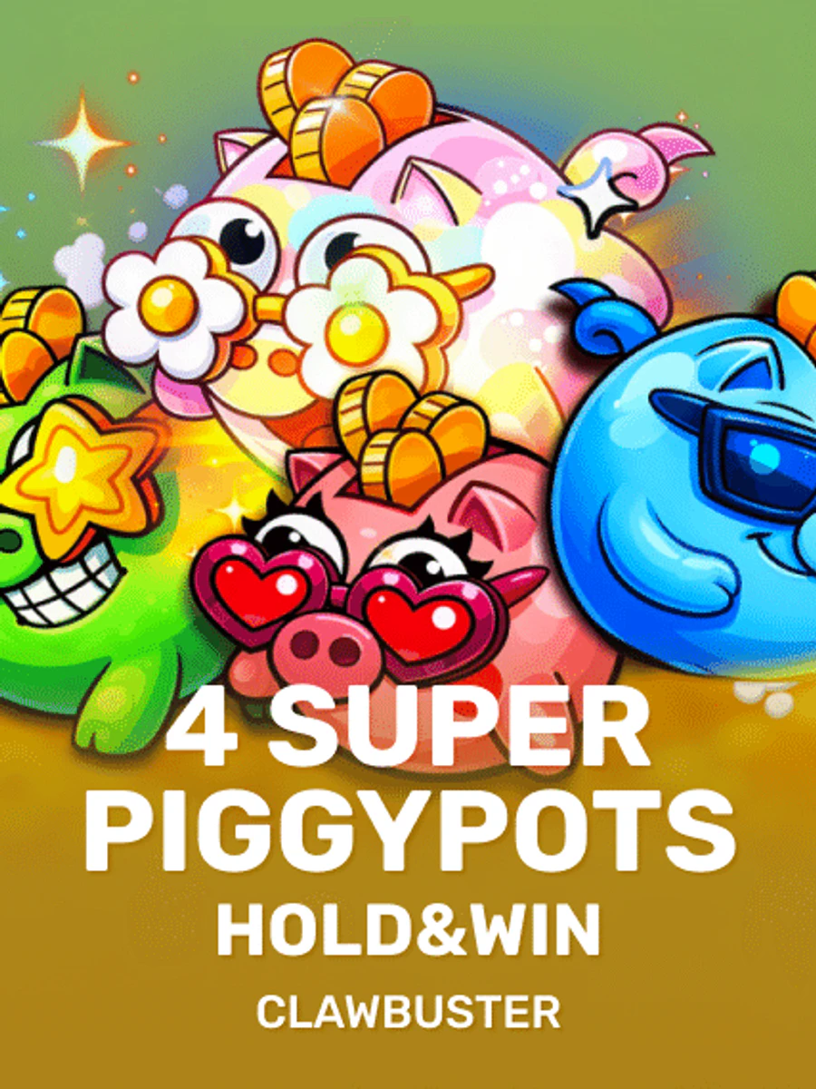 4 SUPER PIGGYPOTS: HOLD&WIN casino game artwork