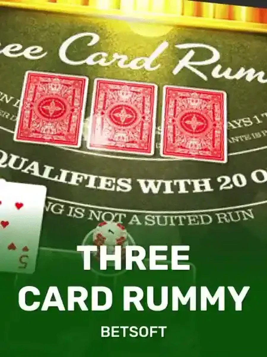 Three Card Rummy casino game artwork