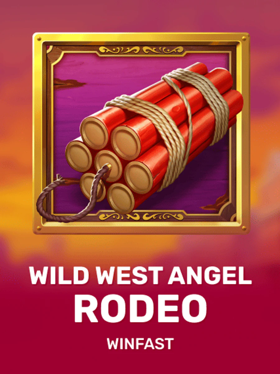 Wild West Angel Rodeo casino game artwork