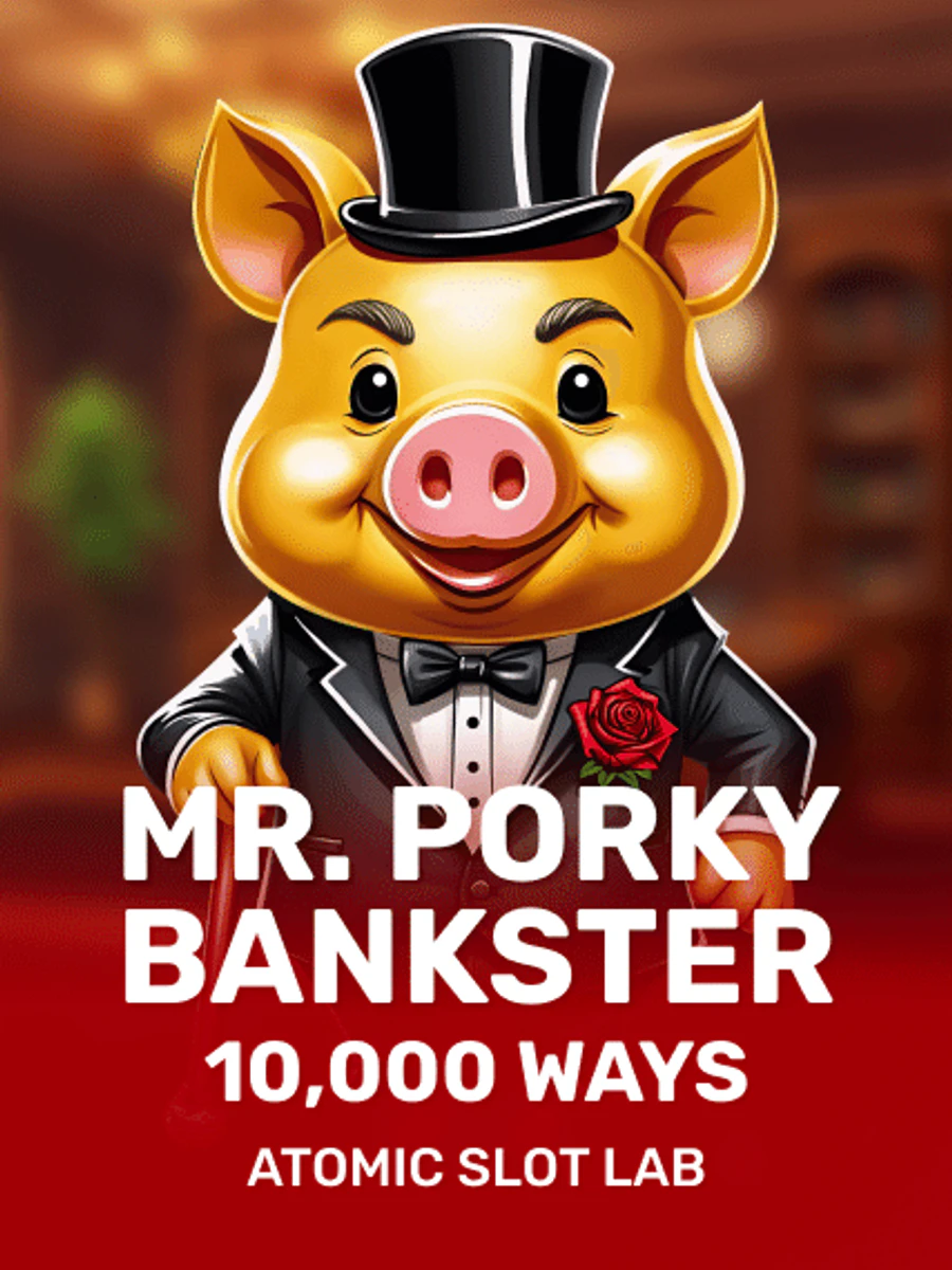 Mr. Porky Bankster 10,000 Ways slot artwork