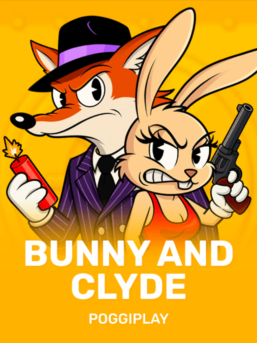 Bunny and Clyde casino game artwork