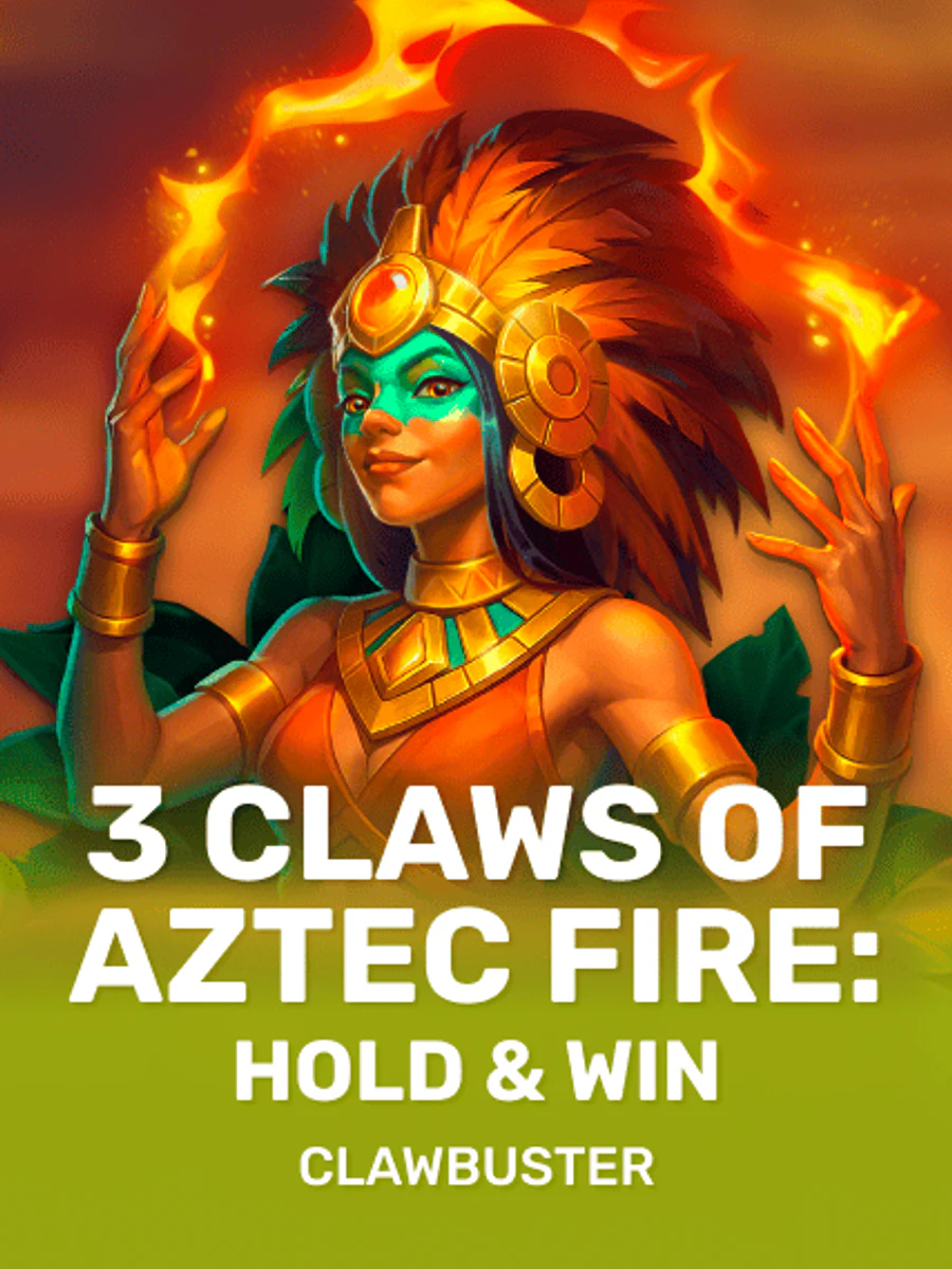 3 Claws of Aztec Fire: Hold & Win casino game artwork