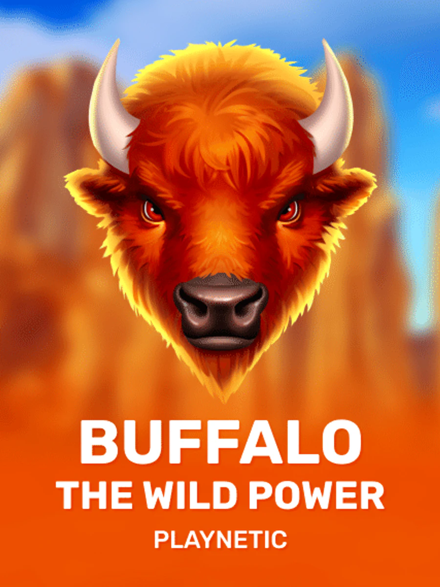 Buffalo. The Wild Power casino game artwork