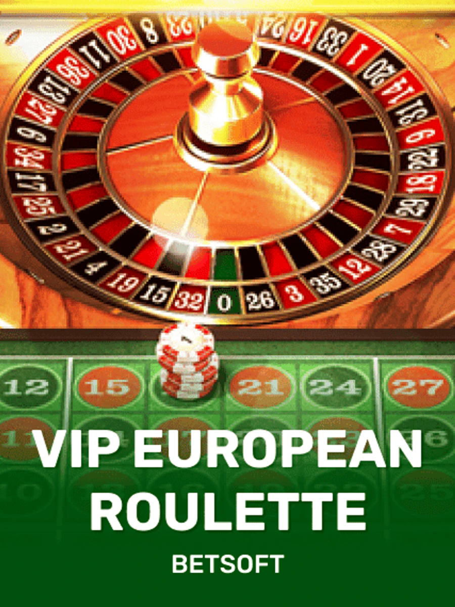 Vip European Roulette casino game artwork