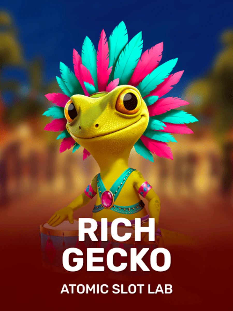 Rich Gecko casino game artwork