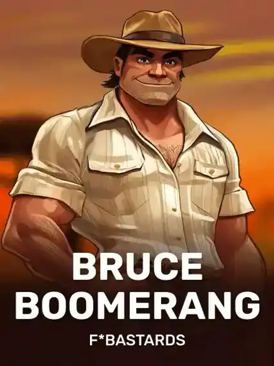 Bruce Boomerang casino game artwork