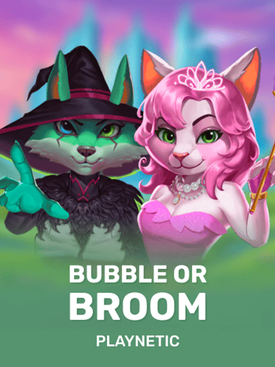 Bubble or Broom casino game artwork