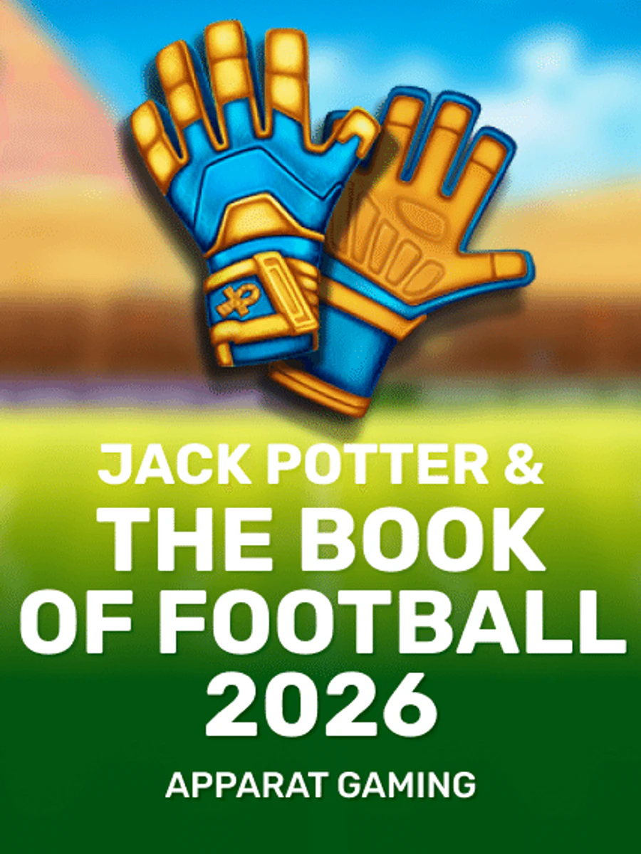 Jack Potter & The Book of Football 2026 slot artwork