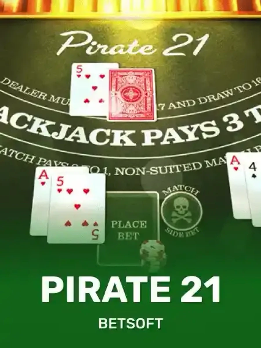 Pirate 21 casino game artwork