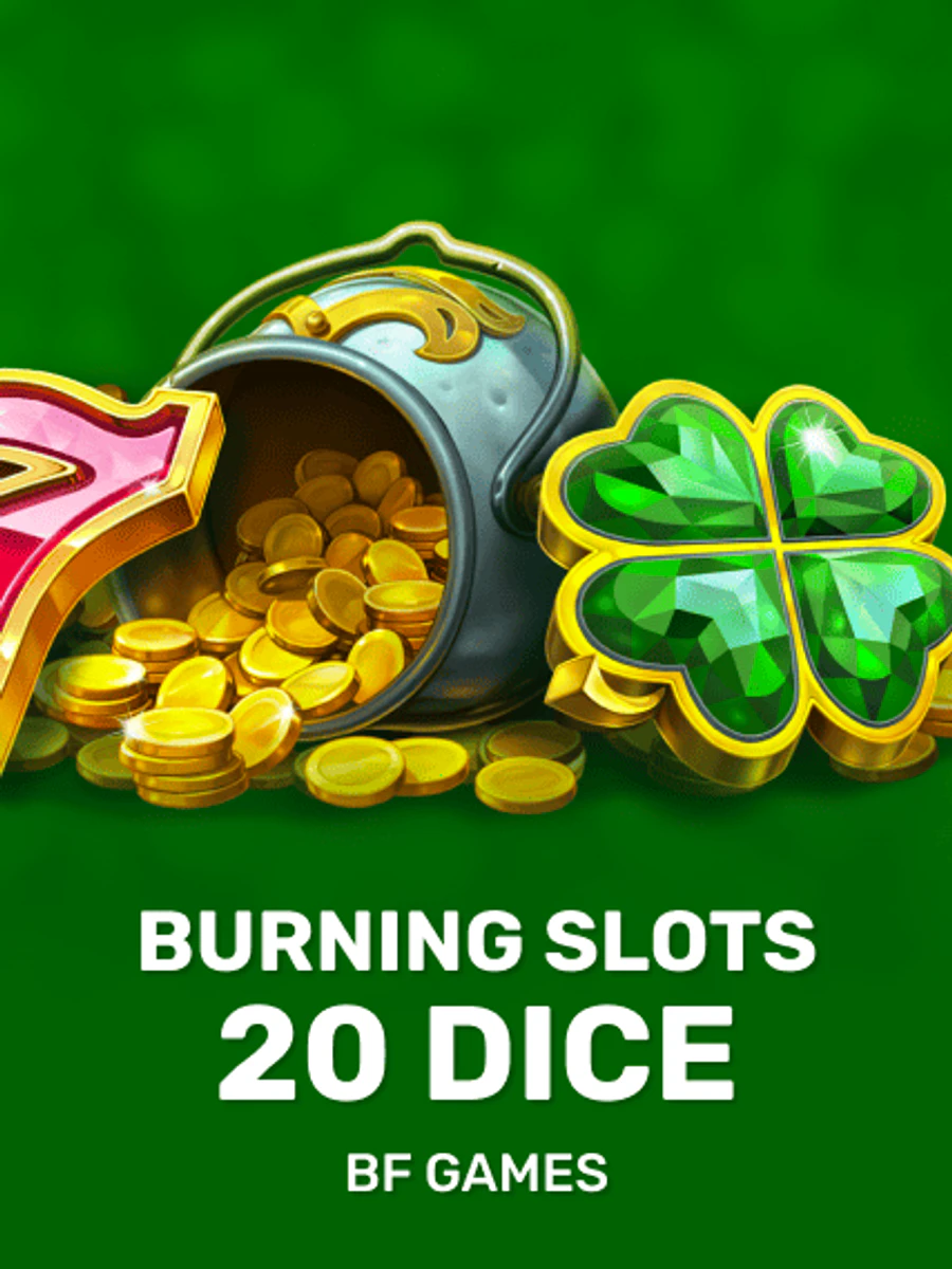 Burning Slots 20 Dice dice game artwork