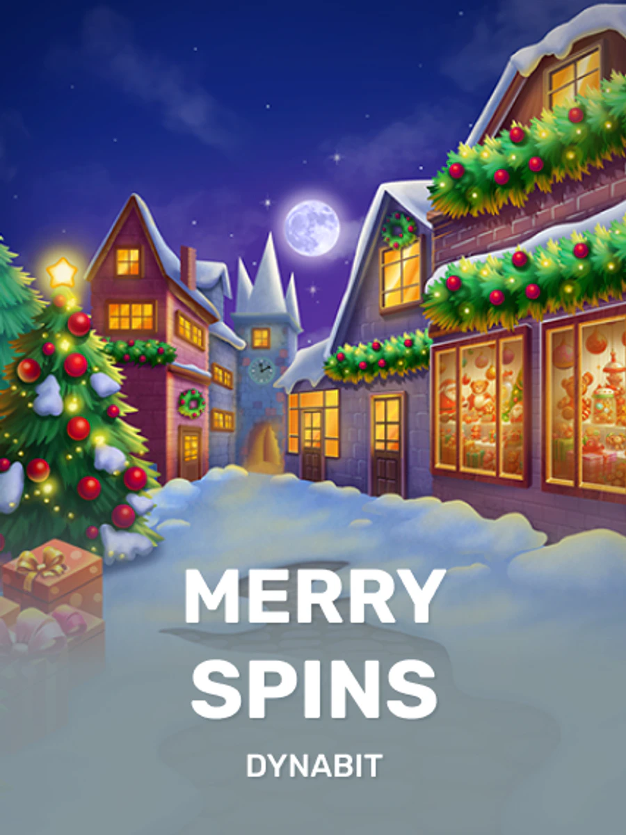 Merry Spins casino game artwork