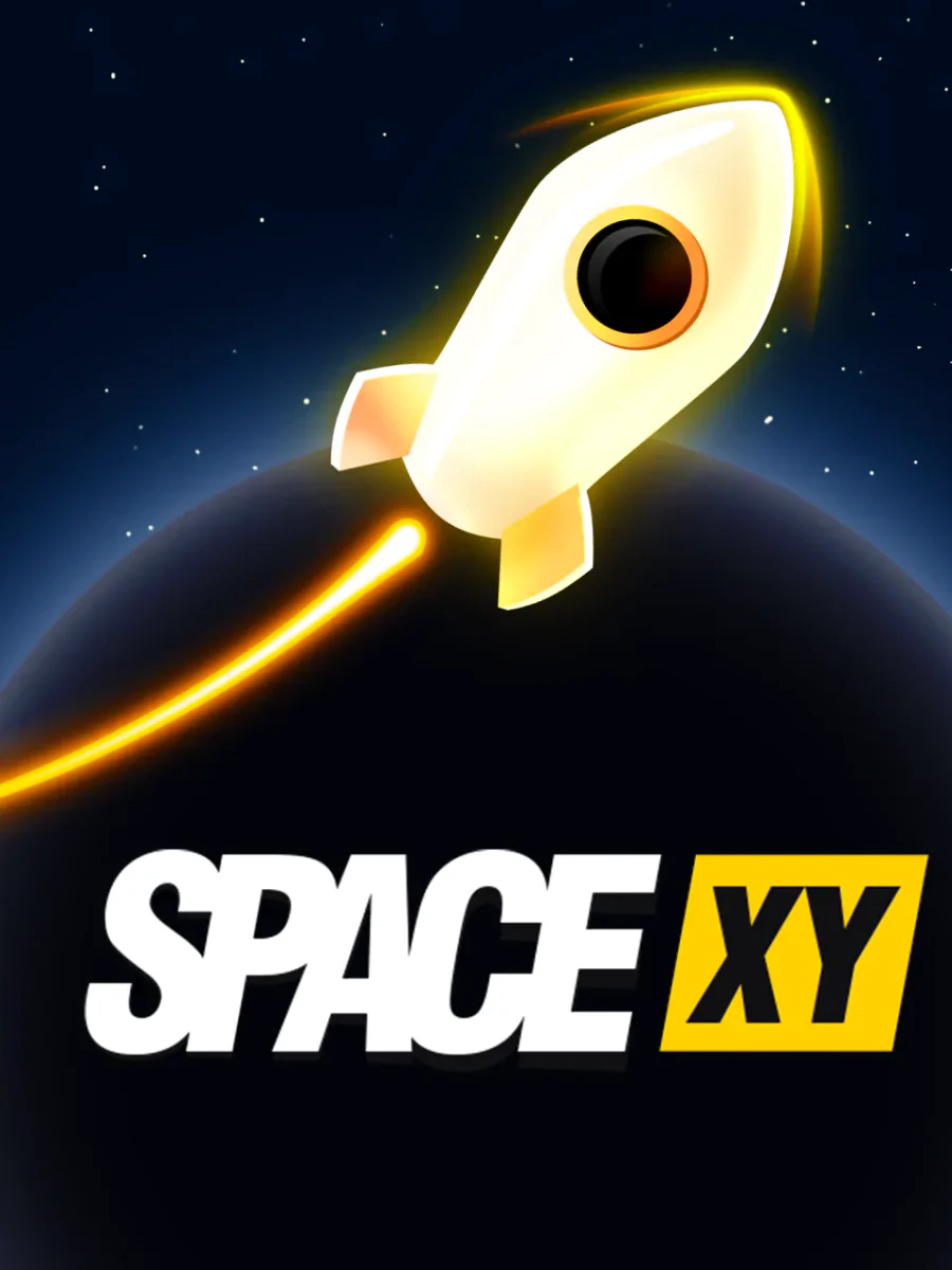 Space XY crash game artwork