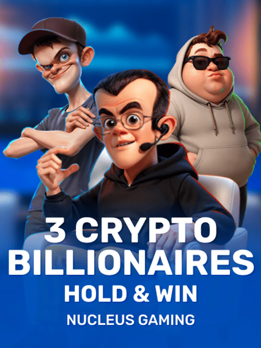 3 Crypto Billionaires - Hold & Win slot artwork