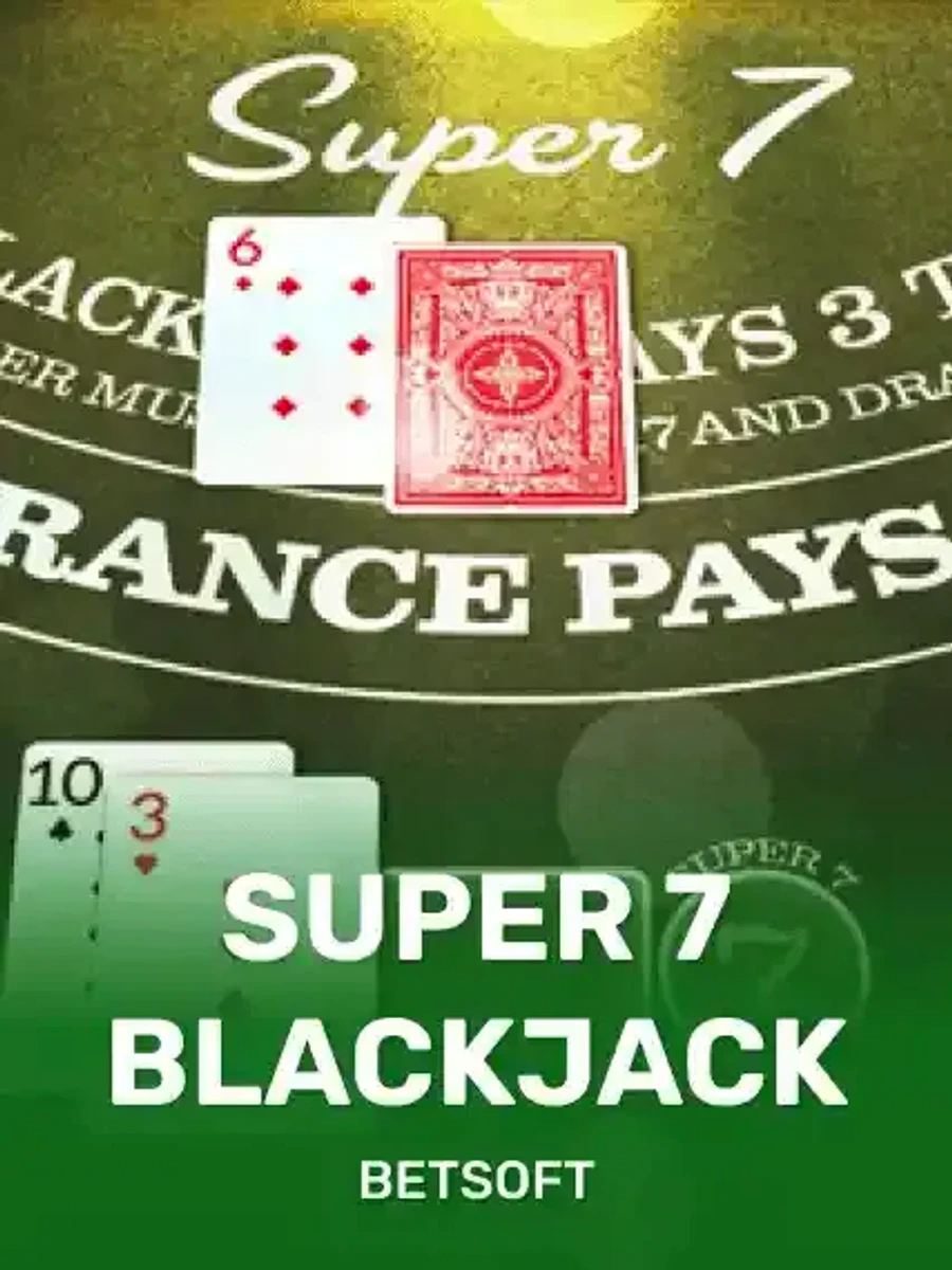 Super 7 Blackjack casino game artwork
