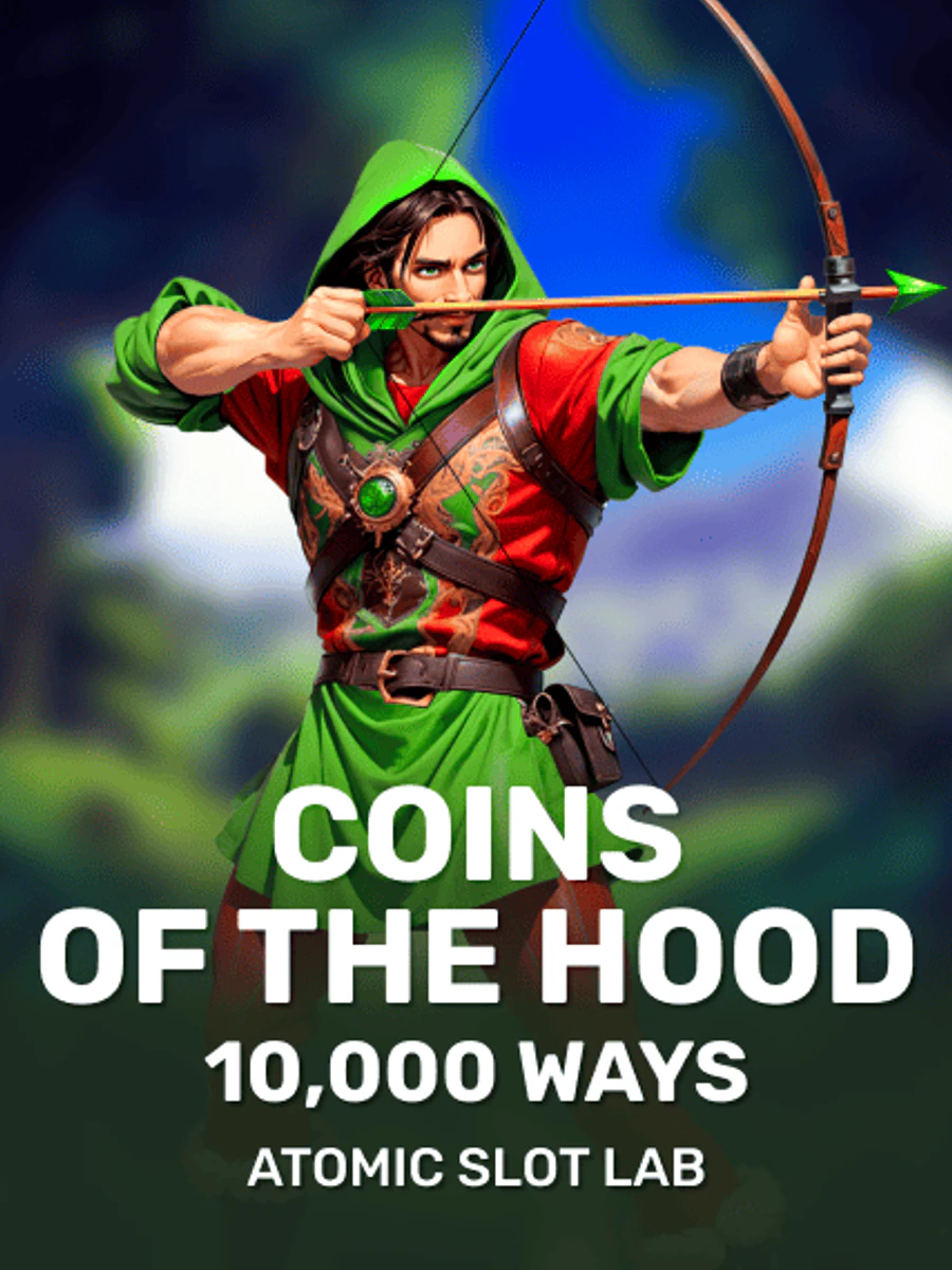 Coins of the Hood 10,000 Ways casino game artwork