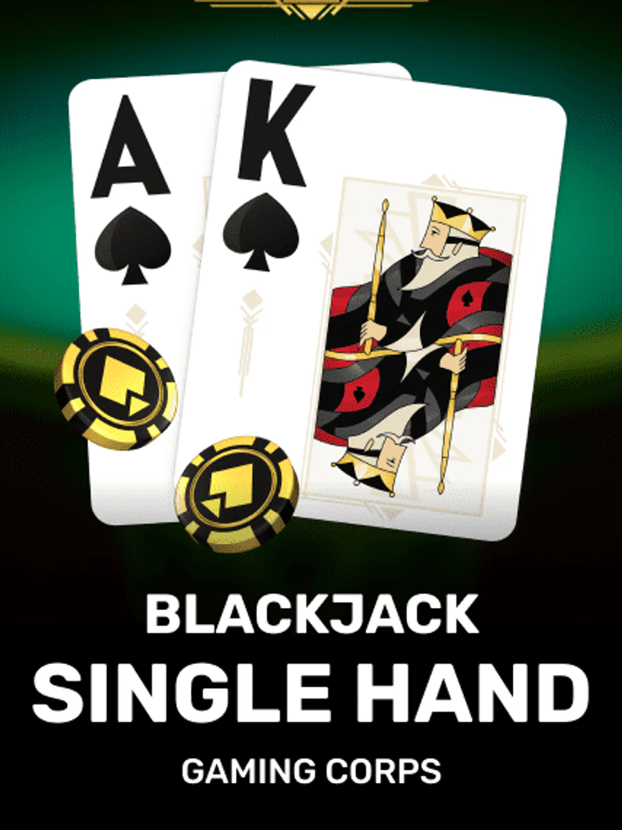 Blackjack Single Hand casino game artwork