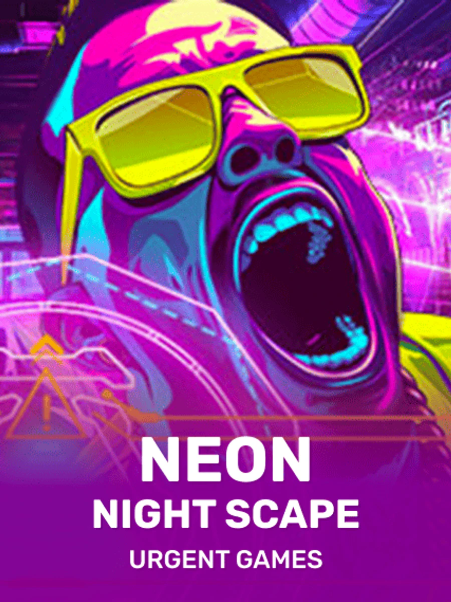 Neon Night Scape slot artwork