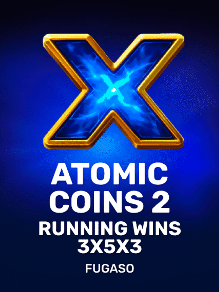 Atomic Coins 2: RUNNING WINS 3x5x3 casino game artwork