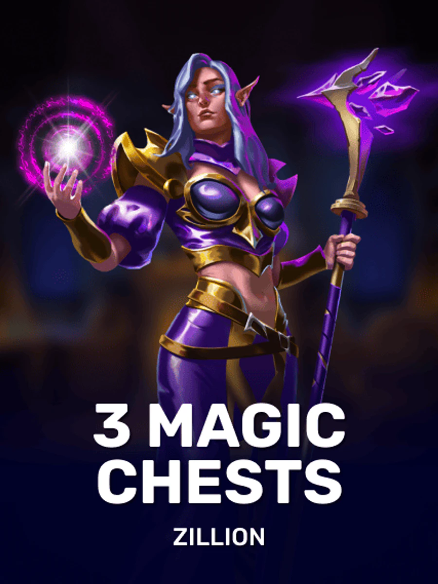 3 Magic Chests casino game artwork