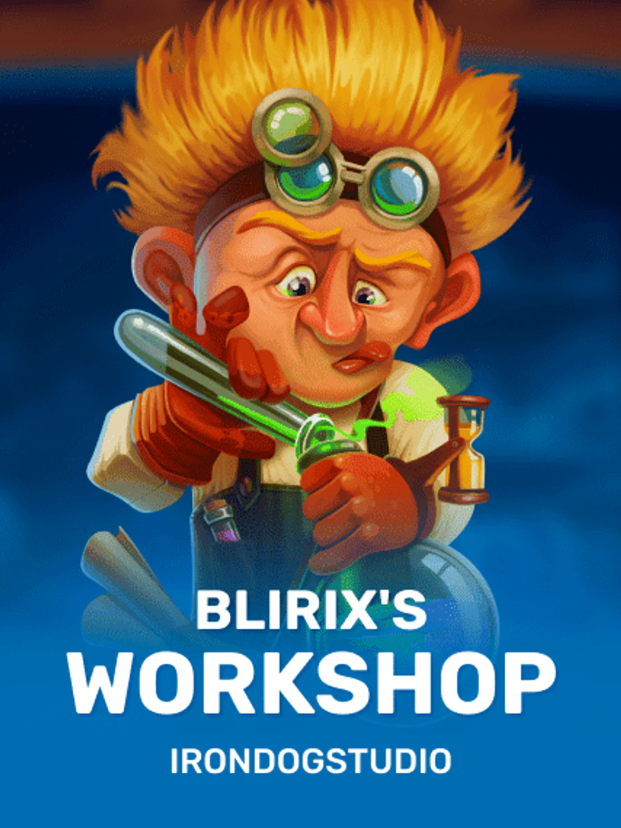 Blirix's Workshop casino game artwork
