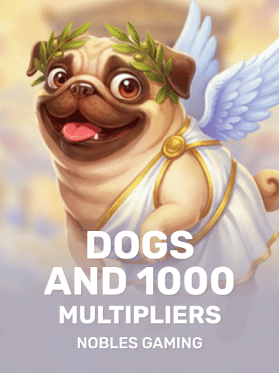 Dogs and 1000 Multipliers casino game artwork