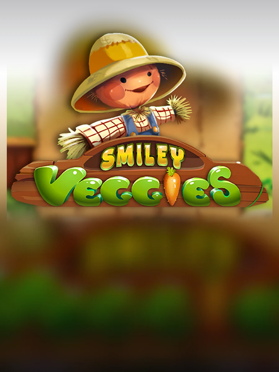 Smiley Veggies casino game artwork