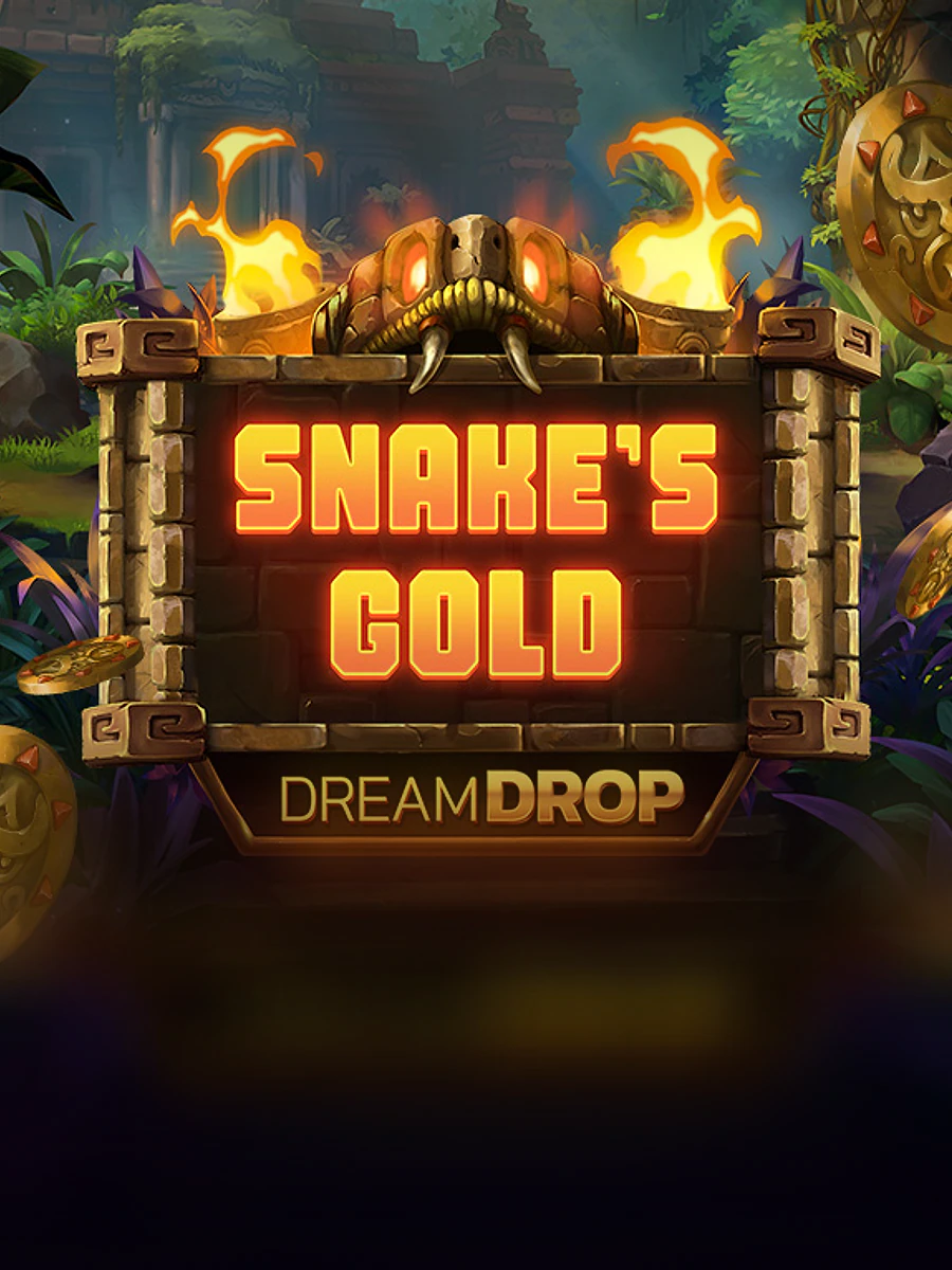 Snake's Gold Dream Drop slot artwork