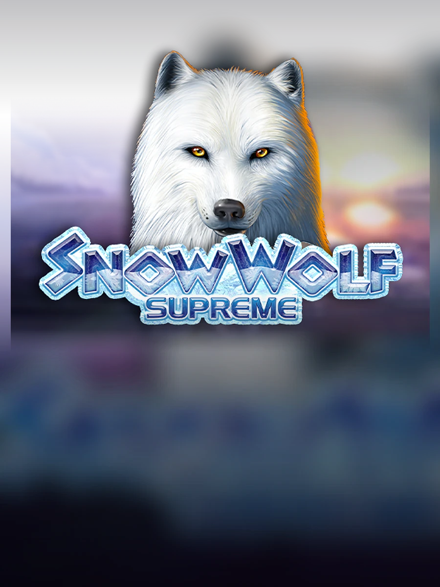Snow Wolf Supreme slot artwork