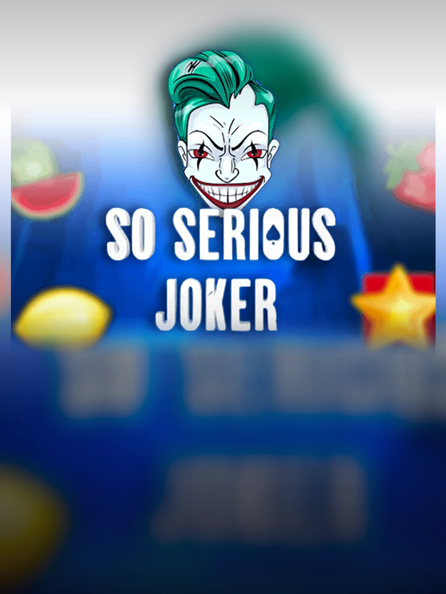 So Serious Joker slot artwork