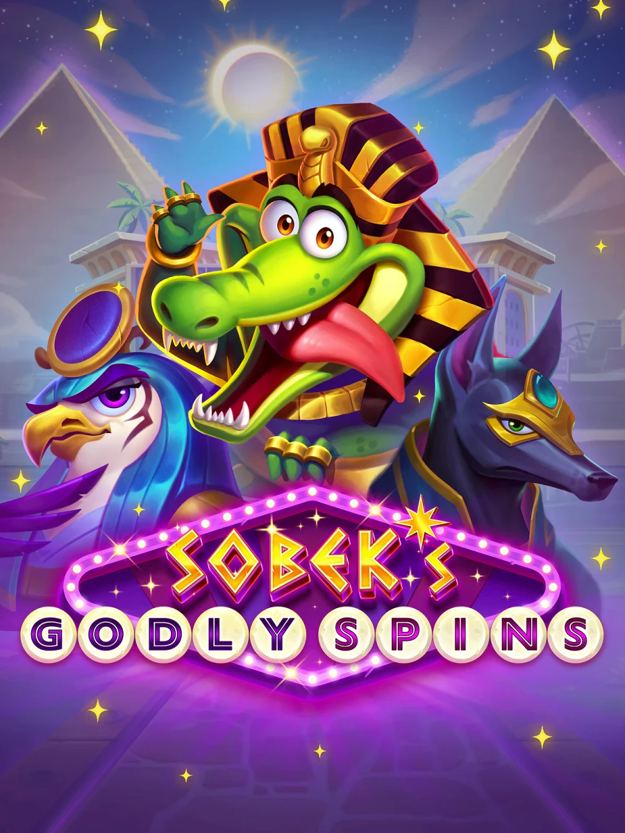 Sobek’s Godly Spins slot artwork