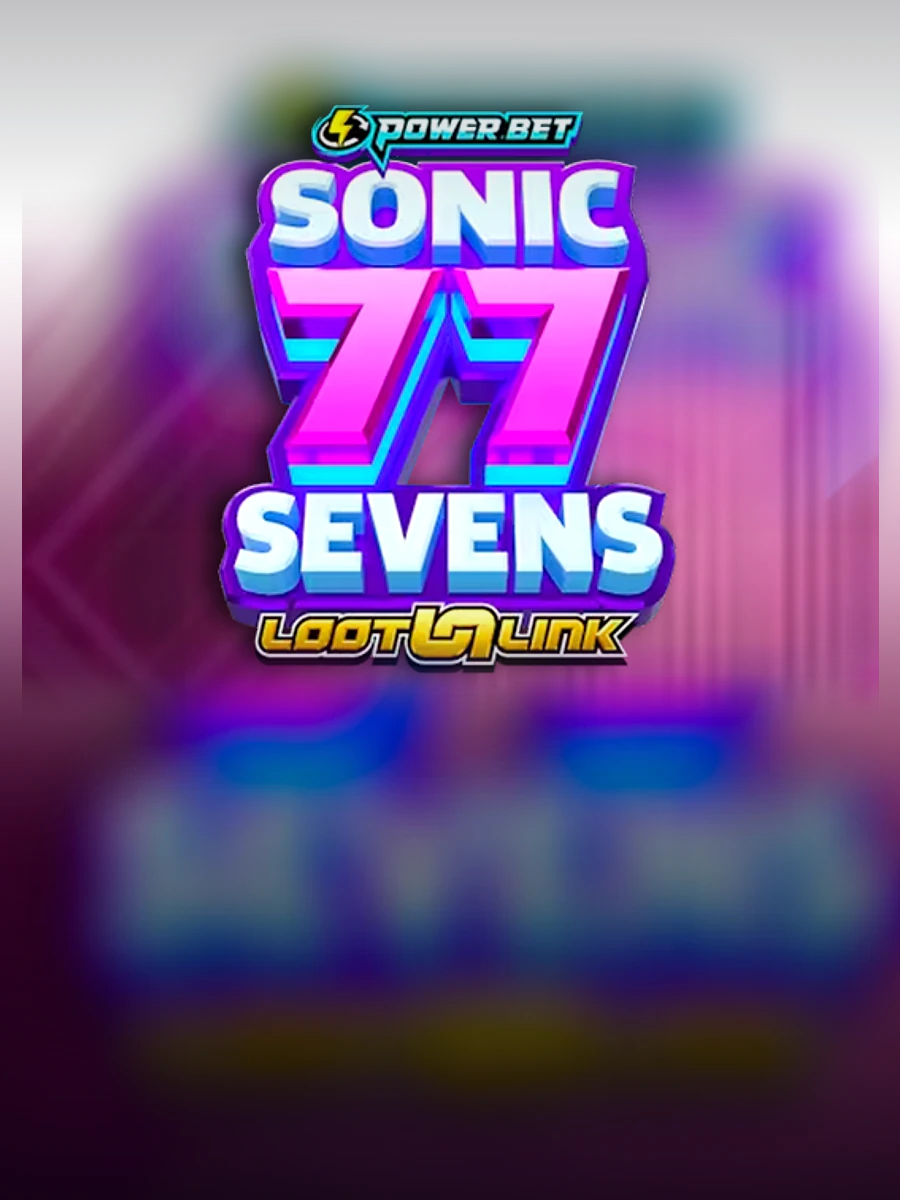 Sonic 77 Sevens slot artwork