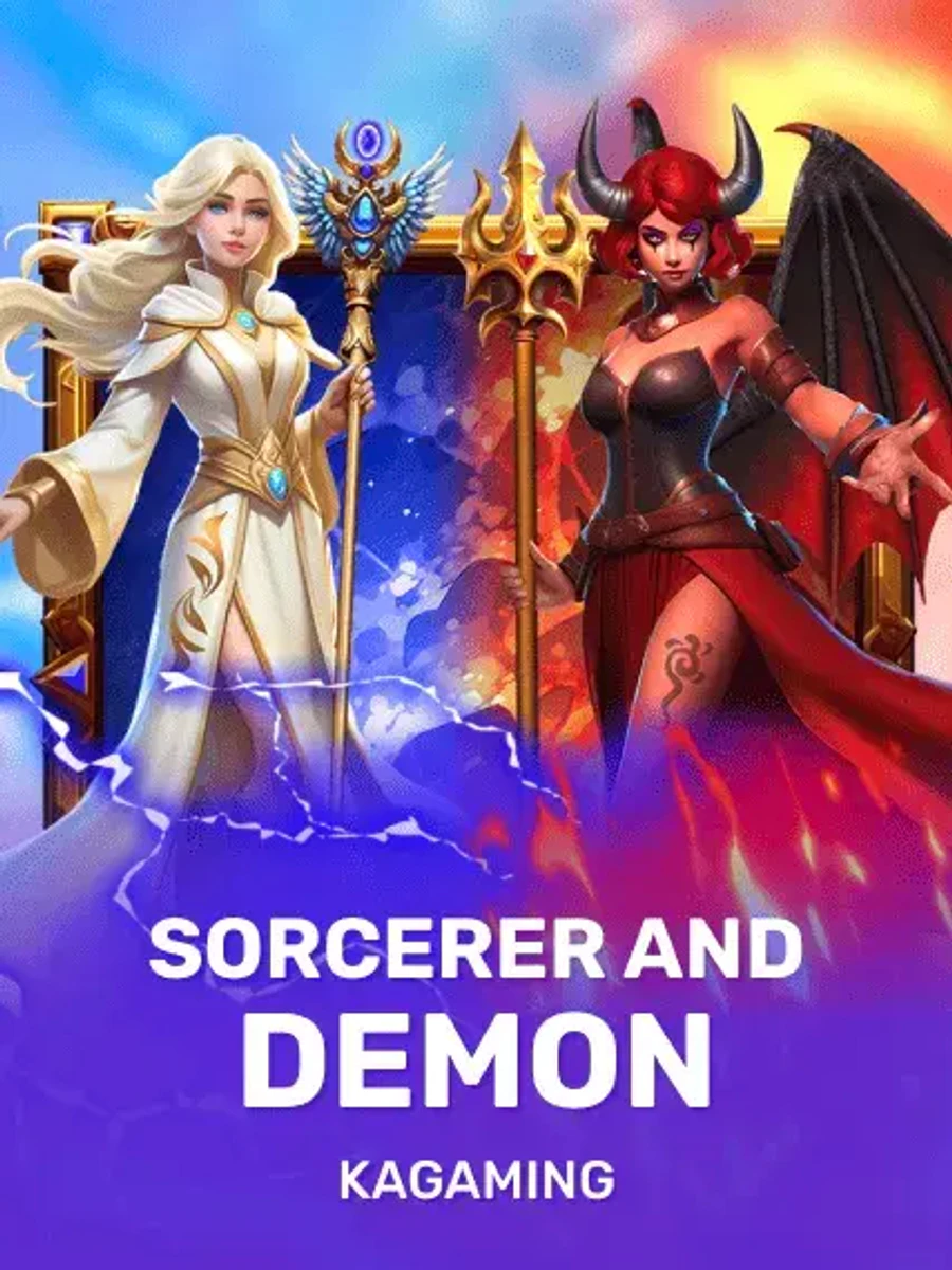 Sorcerer and Demon slot artwork