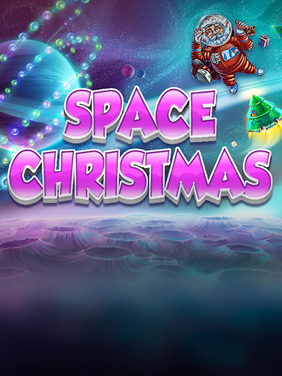 Space Christmas slot artwork