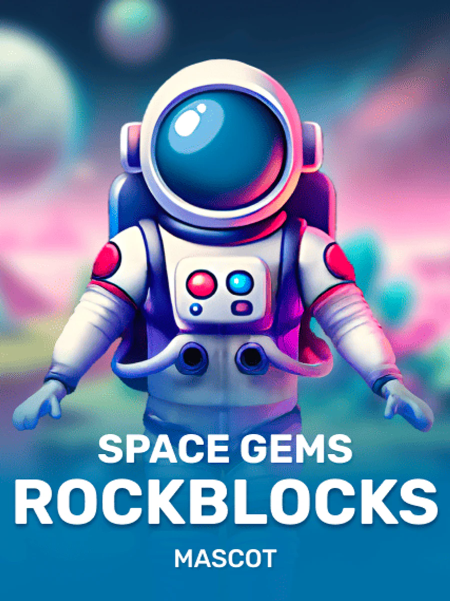 Space Gems Rockblocks slot artwork